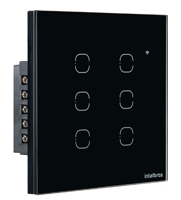 INTERRUPTOR SMART WI-FI TOUCH PRETO EWS 1006