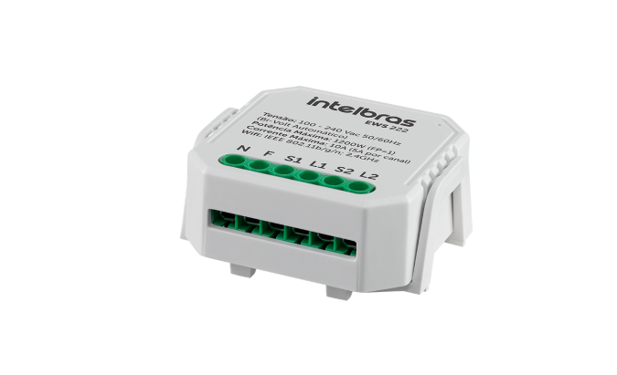 INTERRUPTOR CONTROLADOR DE CARGAS WIFI 2/2 EWS 222